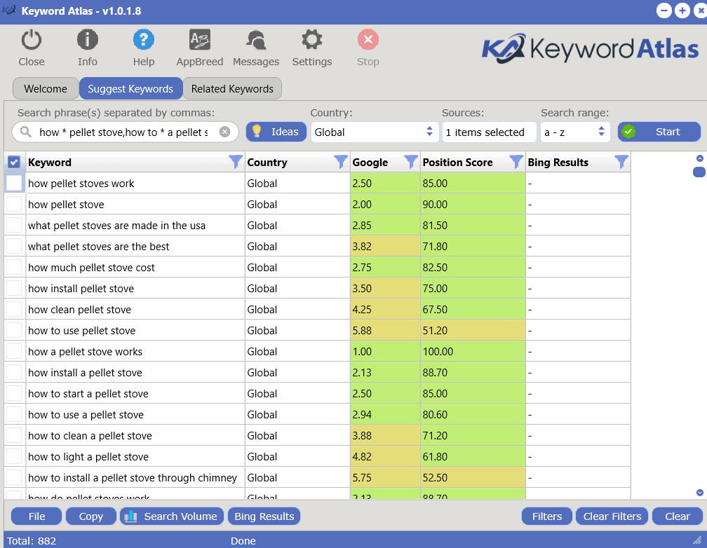 idea generator results