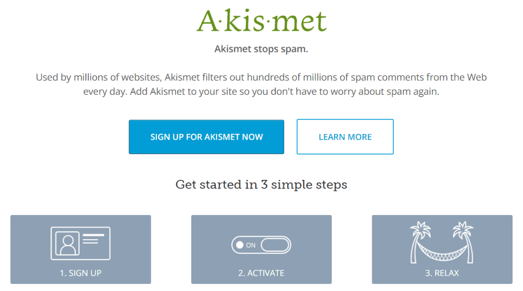 akismet spam plugin