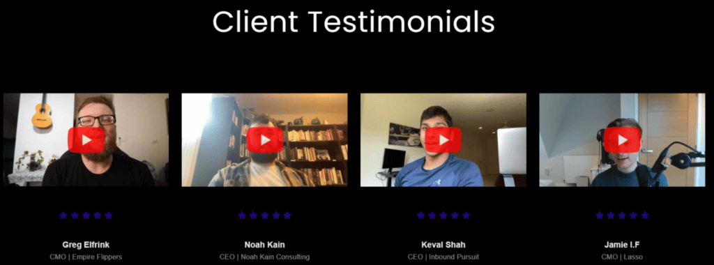 charles floate training client video testimonials