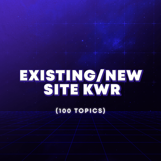 Existing/New Site Keyword Research - Charles Floate Training