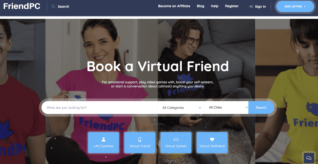 friendpc homepage