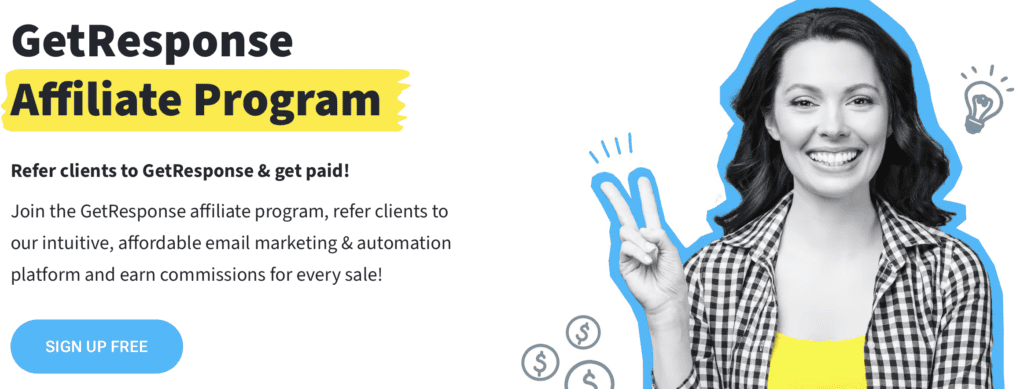 getresponse affiliate program signup page