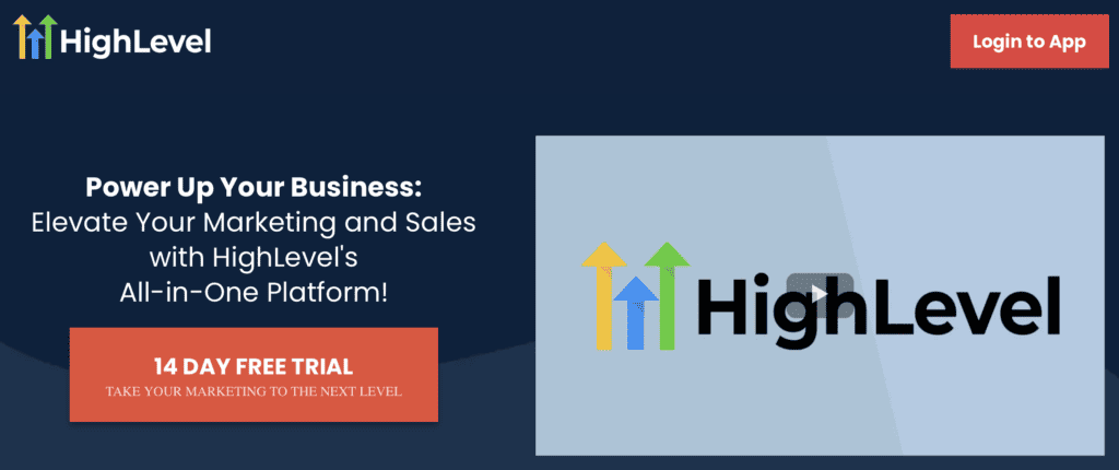 gohighlevel homepage