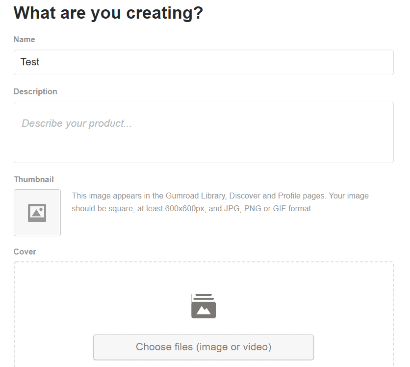 gumroad product details