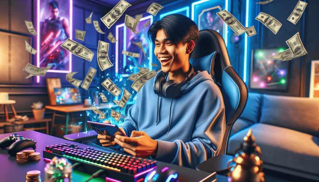 make money playing games side hustle