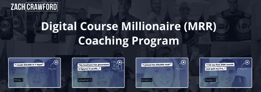 mrr course zach crawford dcm