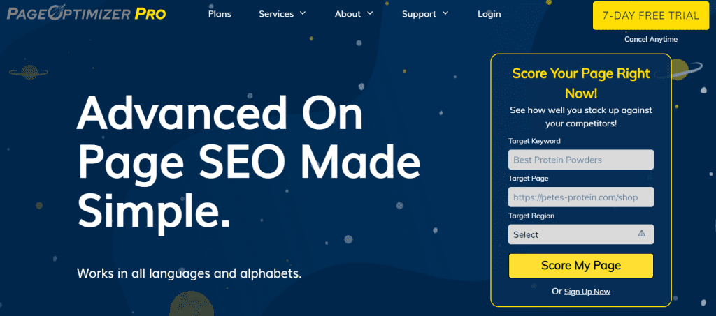 pageoptimizer pro homepage