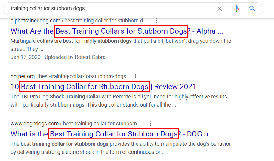 how to find primary keywords