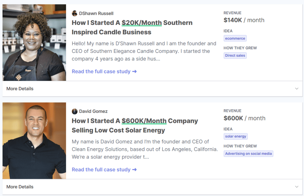 starter story case study filter