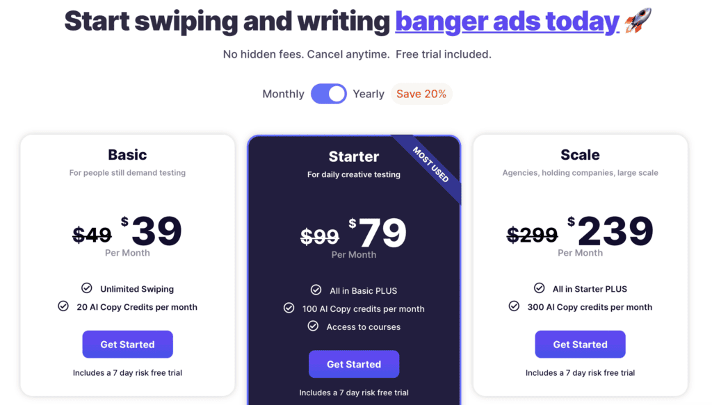 swipebuilder pricing