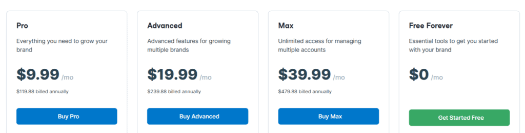 tailwind pricing plans