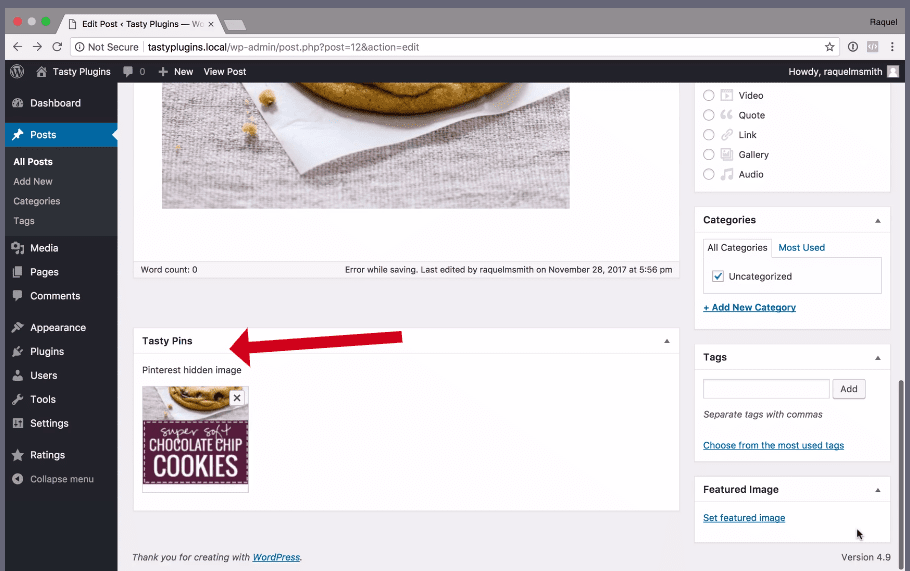 tasty pins hidden image force pin