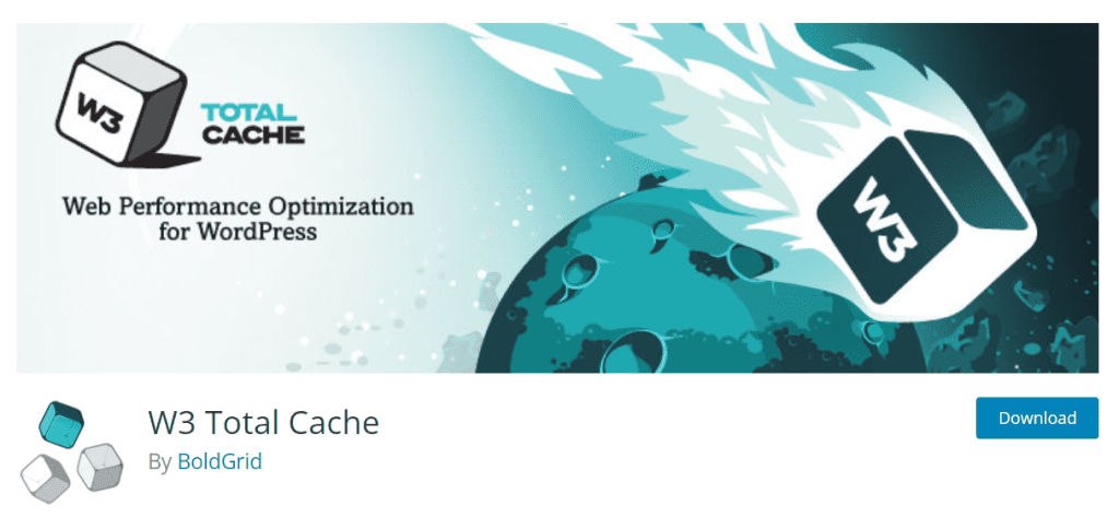 w3 total cache homepage