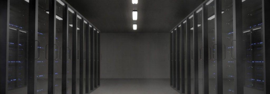 web hosting server room