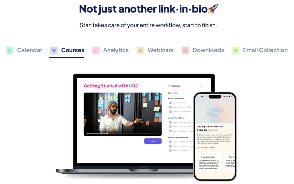 what can you do with stan store