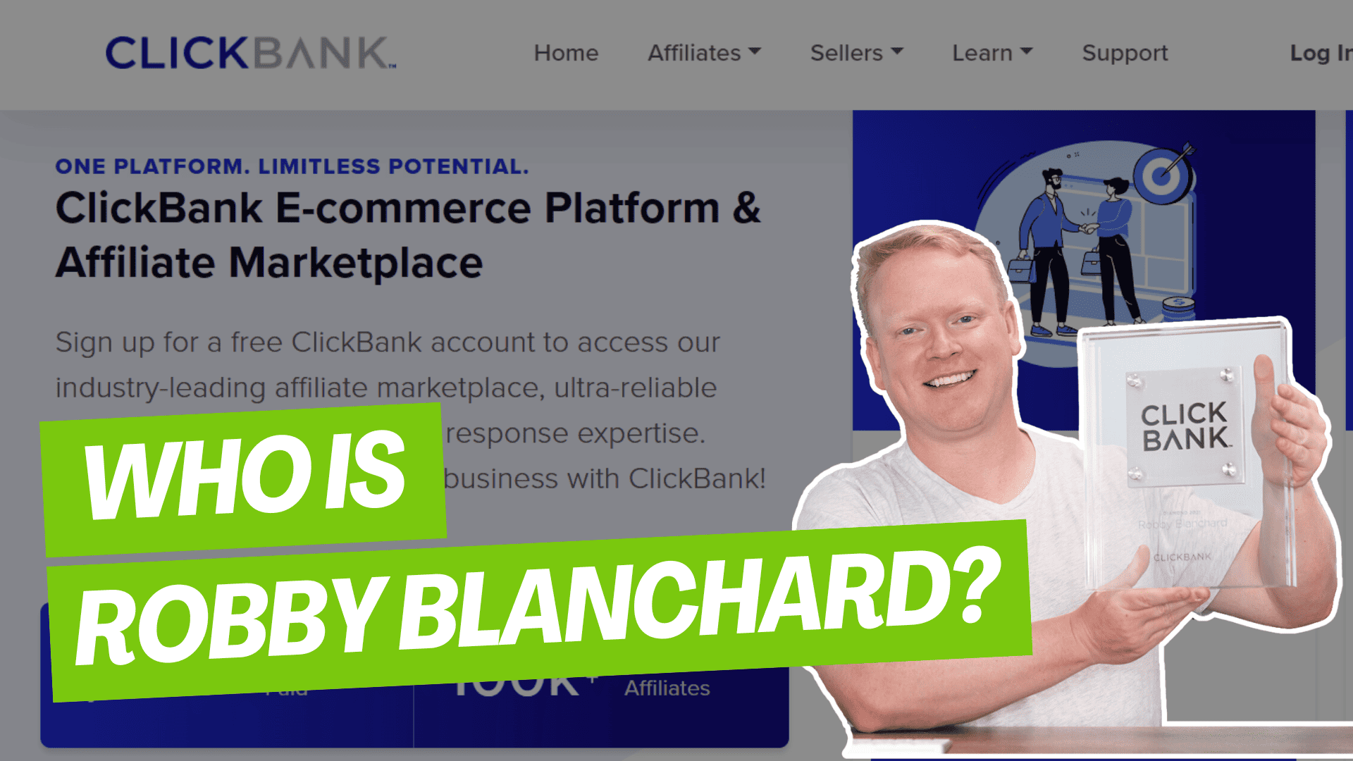 who is robby Blanchard of clickbank featured