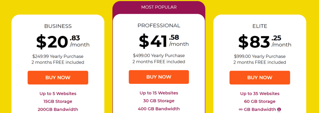 wpx hosting pricing plans