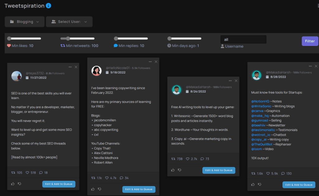 zlappo tweetspiration